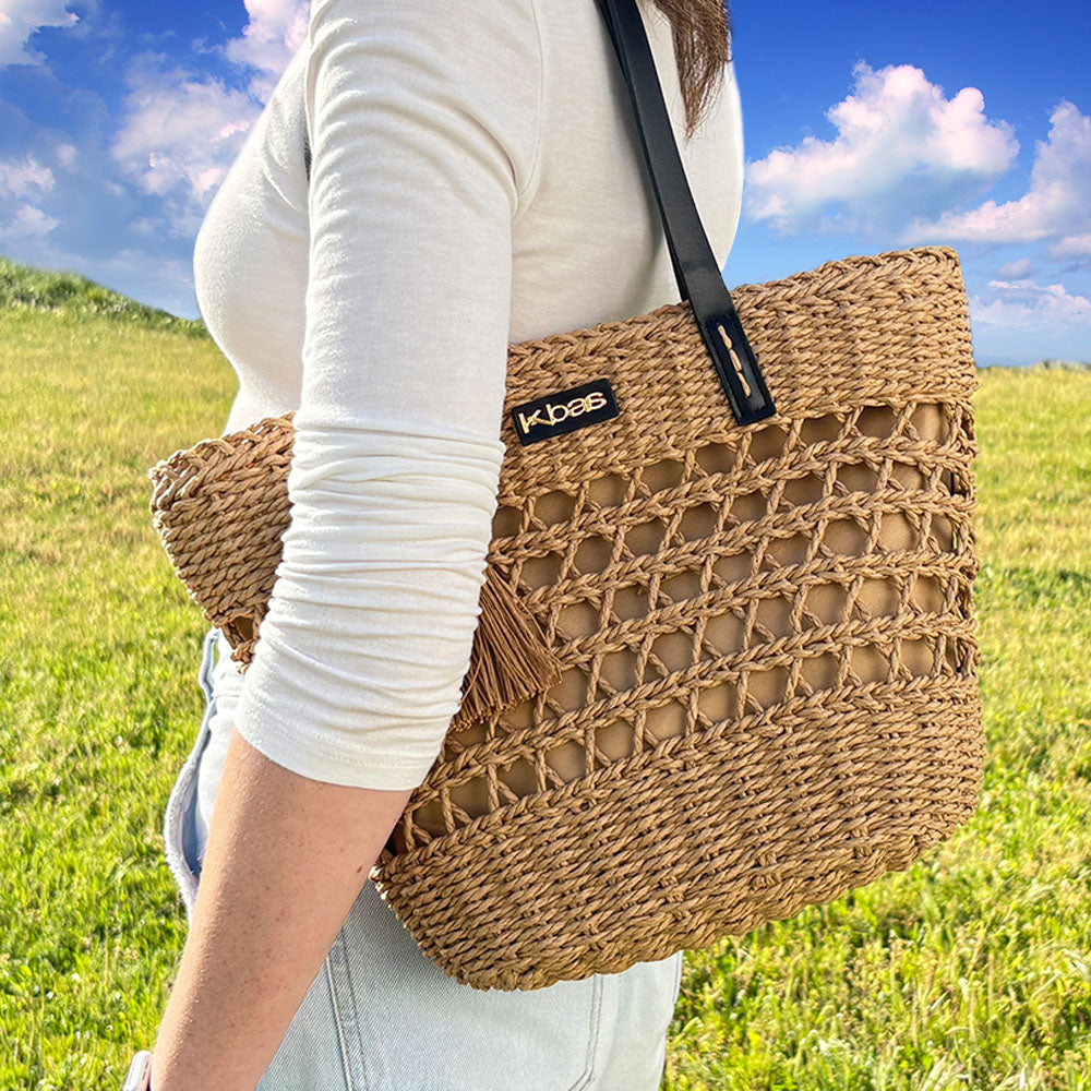 Bolso Capazo de fibra natural - KBAS