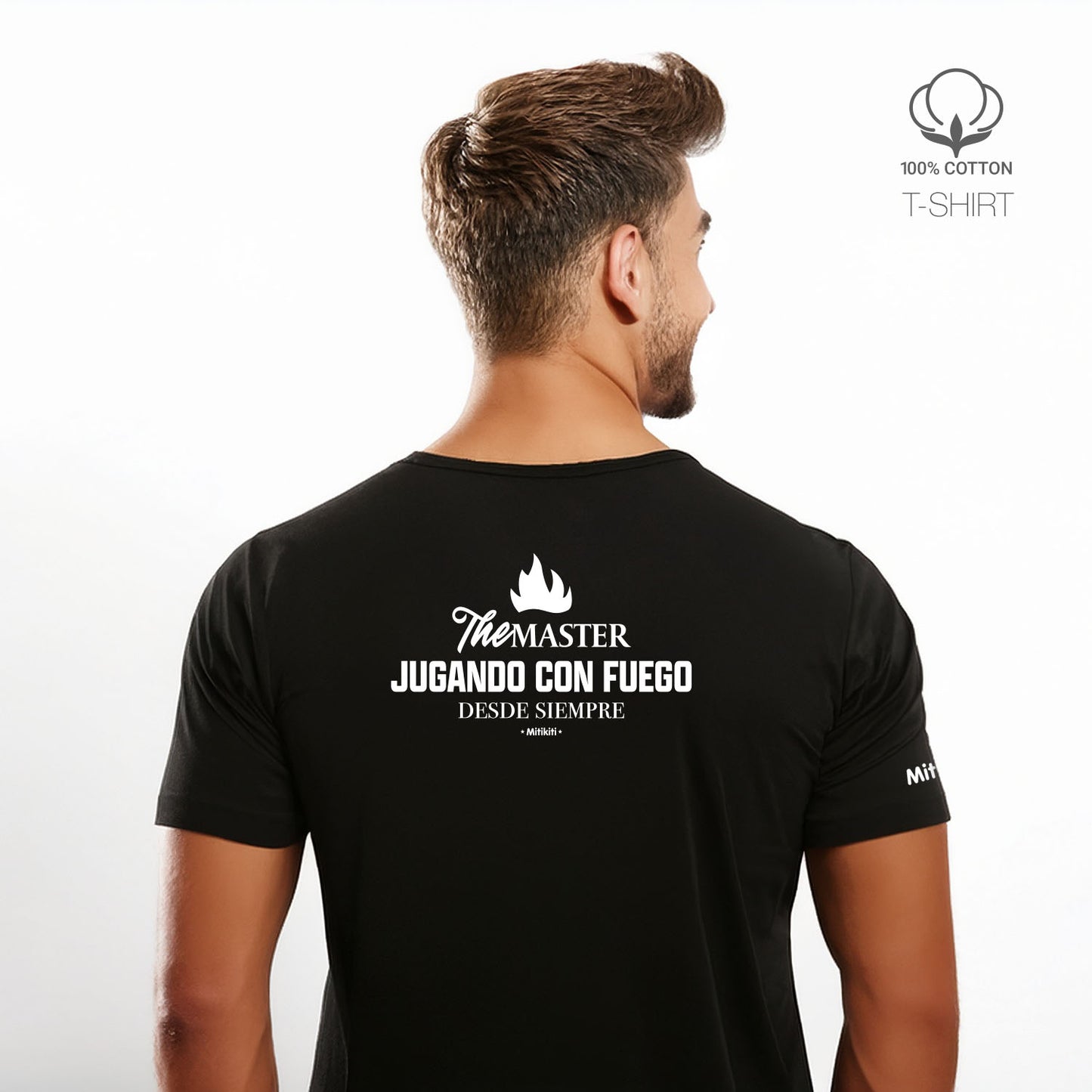 Camiseta Mitikiti "Jugando con fuego"