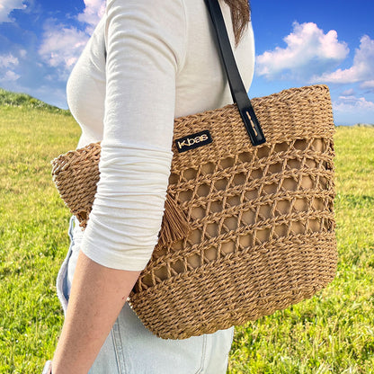 Bolso Capazo de fibra natural - KBAS