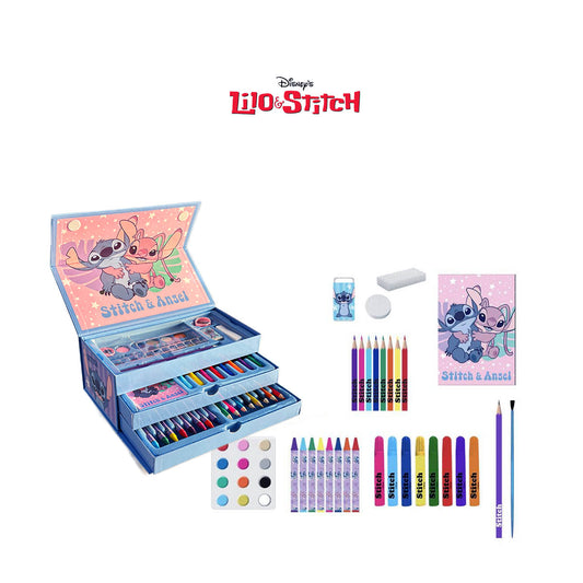 Maletín Stitch & Angel - Set para dibujar
