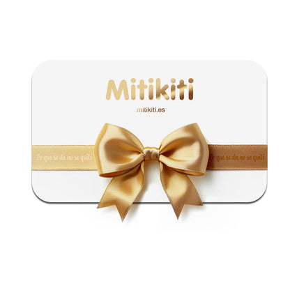Mitikiti Gold - Tarjeta regalo